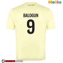 Moške Nogometnih dresov AS Monaco Folarin Balogun #9 Tretji 2025-26 Kratki rokavi